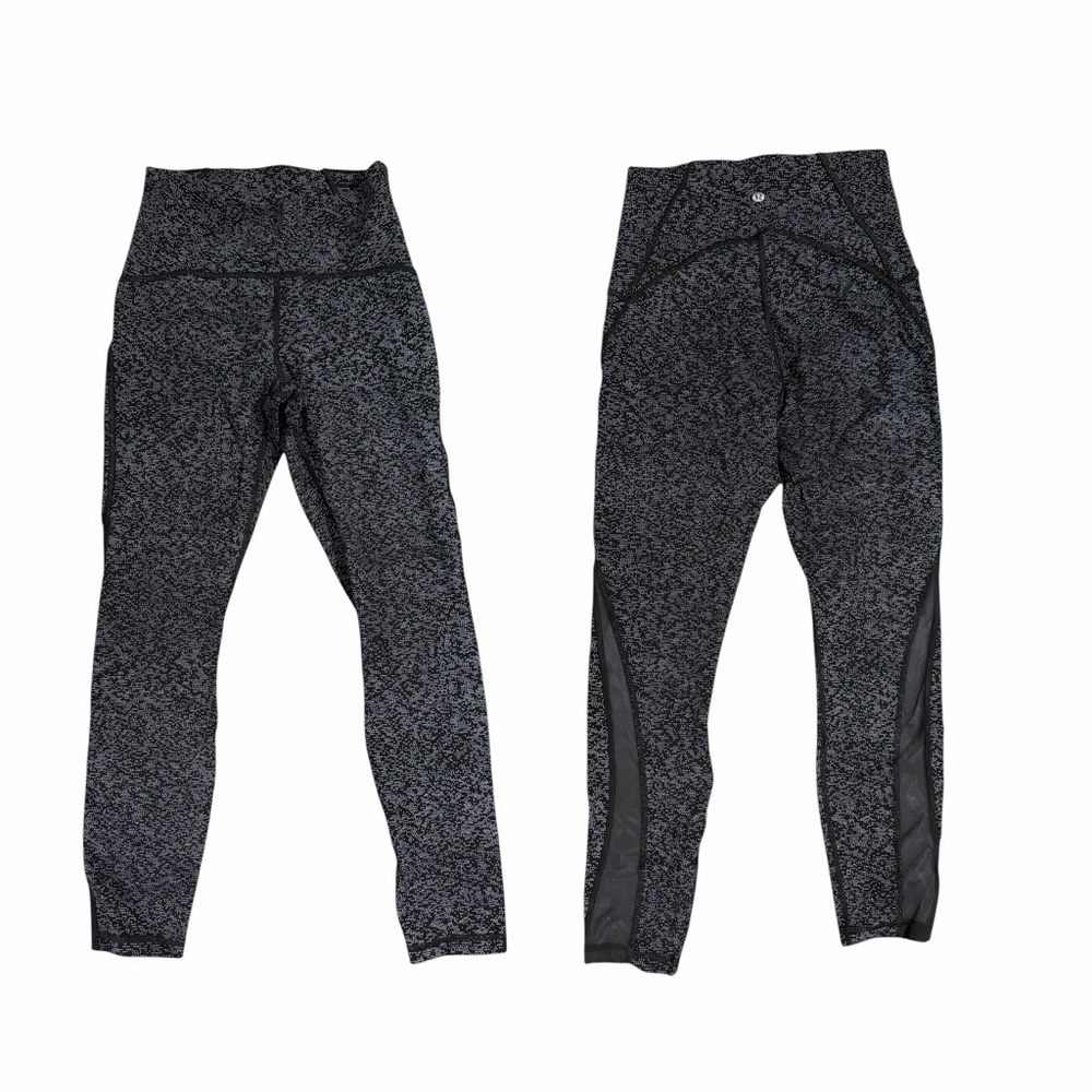 Women’s Lululemon athletica Black and Gray Leggings